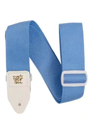 Prix cassé | Ernie Ball Sangle Bleu Claire et Blanche