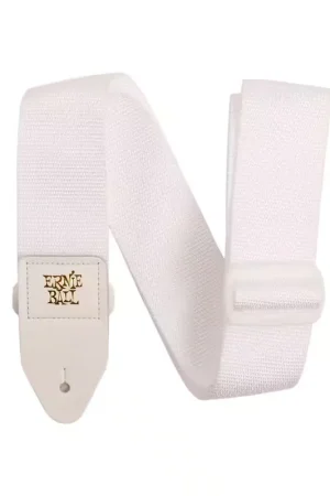 Bon prix | Ernie Ball Sangle Blanche