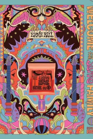 Très demandé - Ernie Ball Poster Ernie Ball Slinky 2022 Format A0 STHB 7C