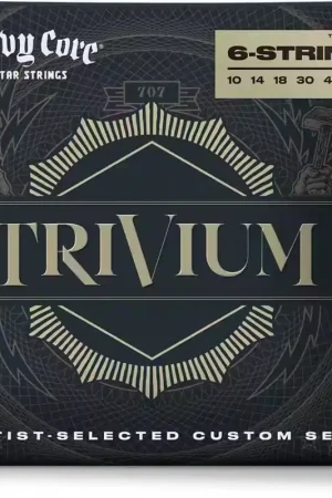 Qualité premium - Jim Dunlop TVMN1052 Trivium Heavy Core Nickel 10-52