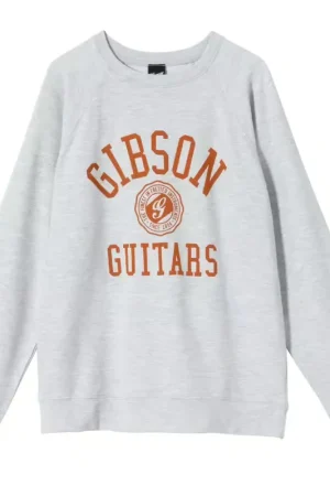 Gibson Accessories "M" Collegiate Pullover Heather Gray - Profitez-en maintenant