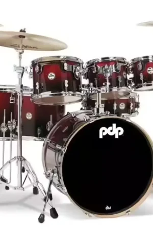 Retour facile | PDP By DW Studio 22 Concept Maple Red To Black Sparkle