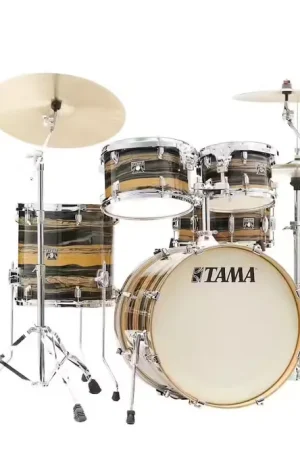 Tama Superstar Classic Fusion 20 Natural Ebony Tiger Wrap + Hadware - Disponible à la commande