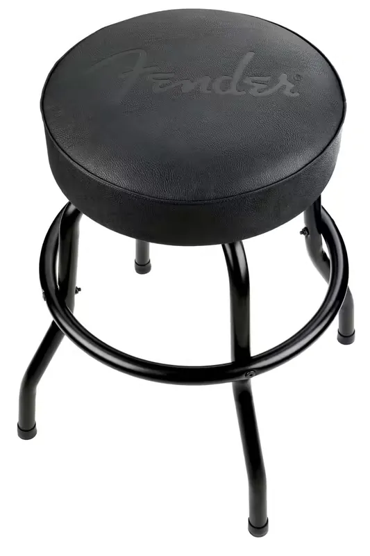 Fender Embossed Black Logo Barstool Black-Black 24" - Incontournable