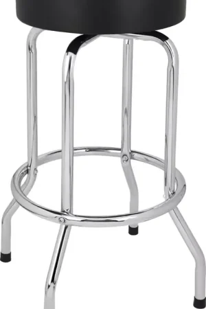 Fender Chevron Logo Barstool Black-chrome 30" - Nouveauté