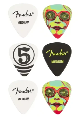 Bientôt épuisé | Fender John 5 351 Celluloid Picks (6)
