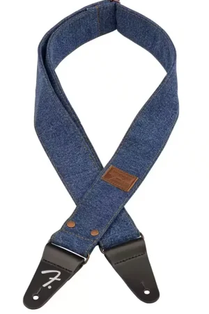 Nouveau au catalogue | Fender x Wrangler Riveted Denim Strap Indigo
