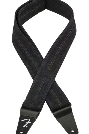 Fender x Wrangler Denim Strap Washed Black Stitch | Promotion