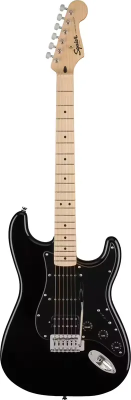 Prix usine - Squier Stratocaster HSS Sonic Mn Black