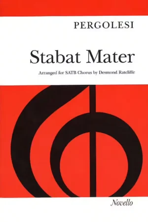 Novello Stabat Mater SATB - Pergolesi | Tout juste disponible