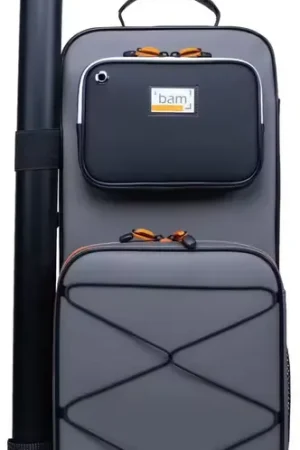 Disponible dès maintenant | BAM Étui Violon 4/4 Compact Peak Performance - Noir/Gris