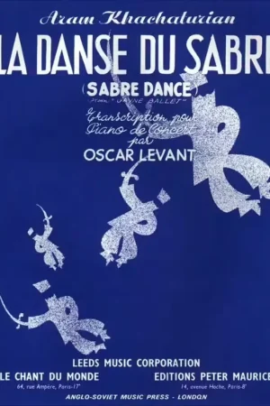 Chant Du Monde Khatchaturian Aram - La Danse Du Sabre - Piano - Prix spécial