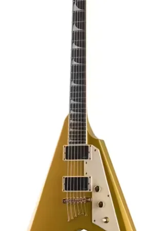 Très bien noté | LTD Guitars Signature Kirk Hammett Kh-V Metallic Gold