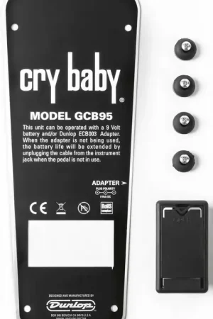Dunlop Effects Plaque + Trappe de Pile + Patins Crybaby - Stock limité