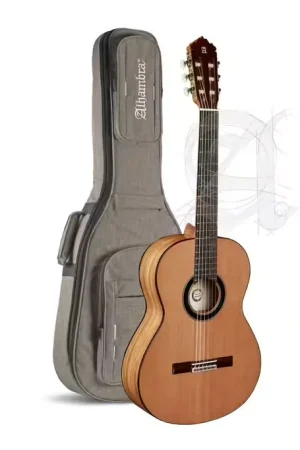 Derniers exemplaires - Alhambra Conservatoire 6 Olivo + 9738 25mm Housse