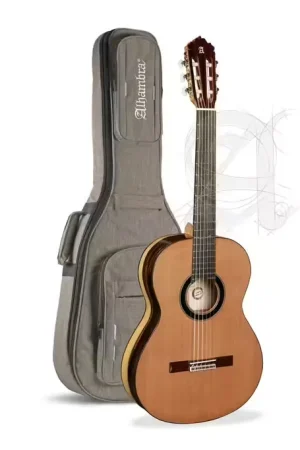 Alhambra Conservatoire 6 Ebene Blanc + 9738 25mm Housse | Offre du jour