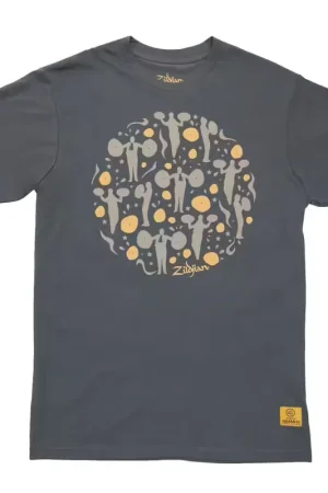 Produit phare - Zildjian Accessories "S" T-Shirt Logo " Classical " - Zat0051-Le