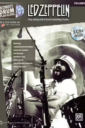 Alfred Publishing Ultimate Drum Play Along: Led Zeppelin Vol.1 | Excellente qualité
