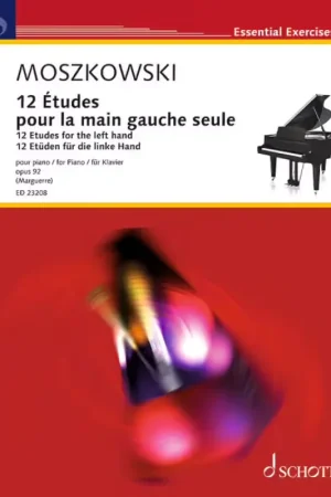 Coup de cœur | Schott Moszkowski - 12 Etudes Pour La Main Gauche Seule Op.92 - Piano