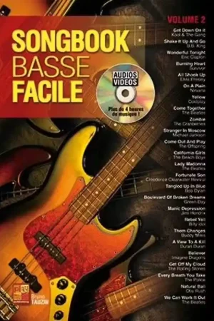 Play Music Publishing Bruno Tauzin - Songbook Basse Facile Volume 2 | Nouveauté