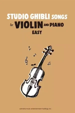 Yamaha Studio Ghibli Songs For Violin & Piano - Easy - Super offre