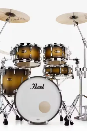 Pearl Drums Masters Maple Pure Fusion 20 GYROLOCK-l Matte Olive Burst - Affaire à saisir