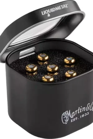 À ne pas manquer - Martin Strings Set Chevilles Liquid Metal Gold Paua