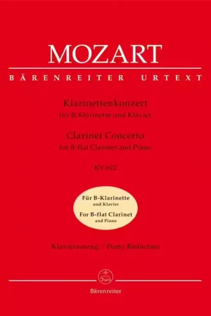 Bon plan | Barenreiter Moz W.A. - Concerto En La Majeur Kv 622 - Clarinette Sib Piano