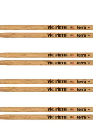 Expédition rapide | Vic Firth Pack 4 Paires 5A American Classic Terra