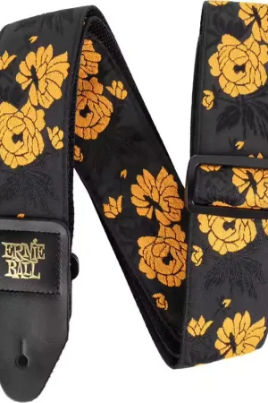 Ernie Ball Sangle Jacquard Tangerine Rose | Commandez en ligne