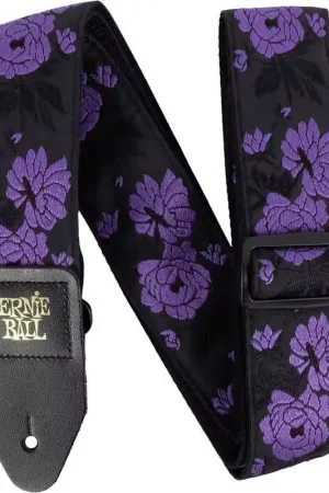 Ernie Ball Sangle Jacquard Lavender Rose - Bon prix