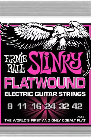 Nouvel arrivage - Ernie Ball 2593 Filet Plat Super Slinky Flatwound 09 - 42