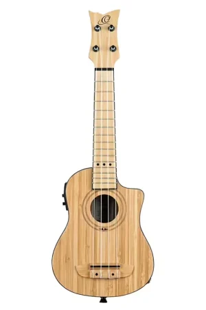 Ortega Ukulele Soprano Bambou Massif Eq | Remise