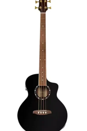 Ortega Deep Série 8 4 cordes CW EQ Noir - Stock presque épuisé