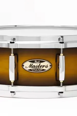 Pearl Drums Masters Maple Pure 14X6,5 Premium Matte Olive Burst - Commandez en ligne