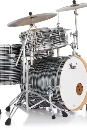 Pearl Drums Masters Maple Gum Stage 22 GYROLOCK-l Black Oyster Swirl | Aujourd'hui seulement