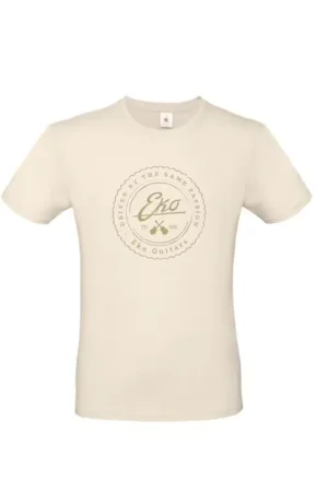 EKO "L" T-Shirt Logo Eko - Blanc Crème - Tout juste ajouté