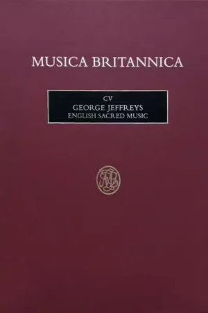 Stainer And Bell Musica Britannica - George Jeffrey English Sacred Music - Best-seller