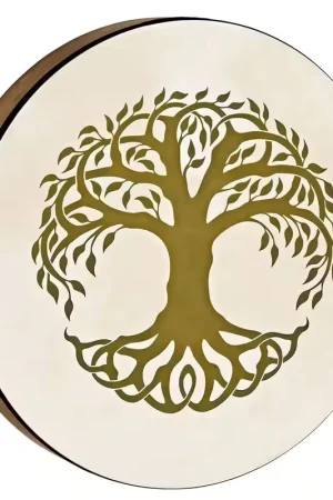 Jusqu'à épuisement des stocks | Sonic Energy HD16WB-tol - Hand Drum 16" Tree Of Life