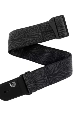 D'addario And Co Woven Guitar Strap Lightning Black Tubular - Derniers articles
