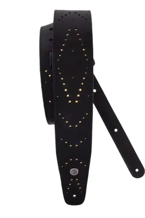 Super prix - D'addario And Co Vented Leather Guitar Strap Star Dust