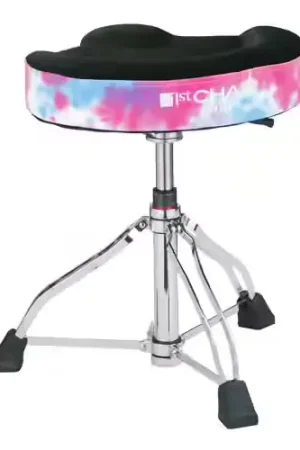 Tama HT550TDPS Siège Batterie 1ST Chair Glide Rider Fluorescent Pink Sky Seat - Prix réduit