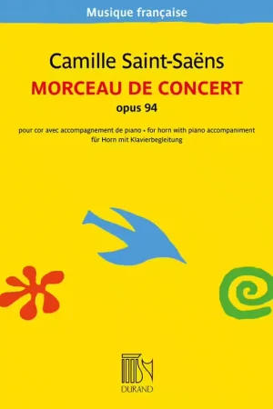 Direct usine - Durand SAINT-saens C. - Morceau De Concert - Cor et Piano