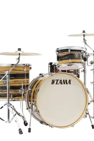 Tama Superstar Classic Rock 22" Natural Ebony Tiger Wrap - Très populaire