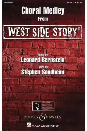 Disponible à la commande - Boosey & Hawkes Bernstein - West Side Story - Choeur Mixte (satb) et Instruments