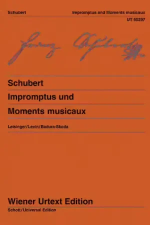 Satisfait ou remboursé | Wiener Urtext Edition Schubert - Impromptus And Moments Musicaux - Piano