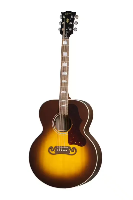 Gibson acoustic SJ-200 Studio Walnut Satin Walnut Burst | Tout juste arrivé
