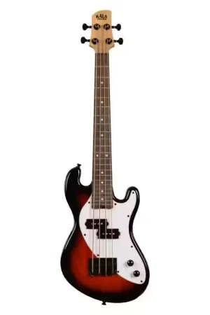 Kala Solid Body U-Bass 4 Cordes + Housse Tobacco Burst - Prix mini