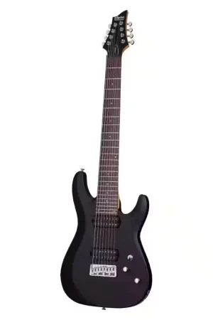 Schecter C-8 Deluxe Satin Black - Dernières pièces
