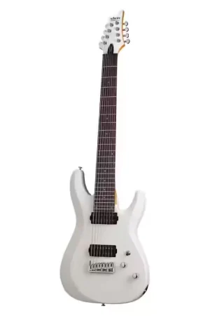 Schecter C-8 Deluxe Satin White - Produit tendance